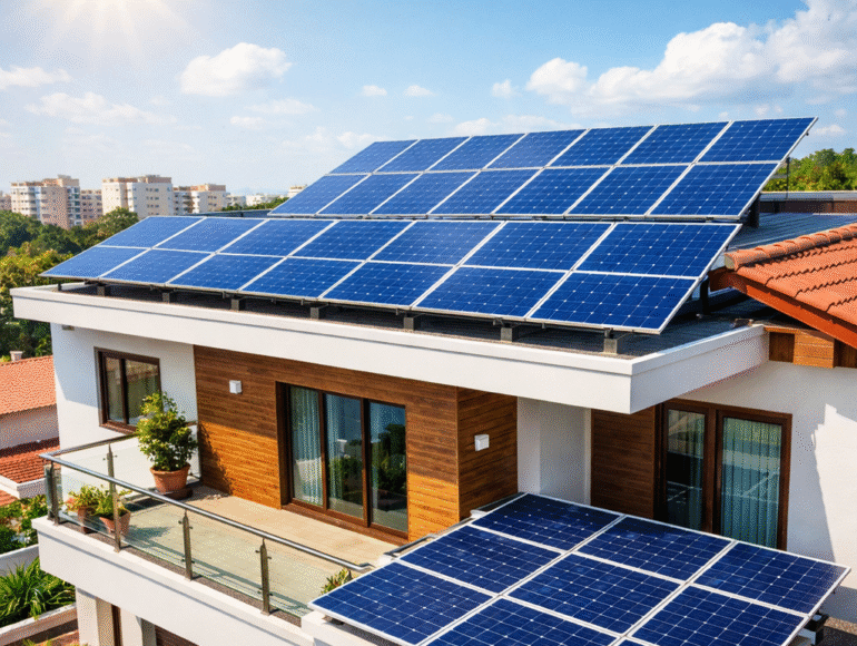 Rooftop solar for house