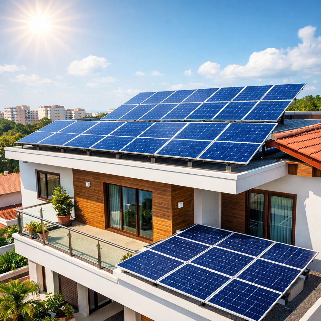 Rooftop solar for house